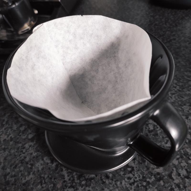 Schritt 1: Filter anfeuchten