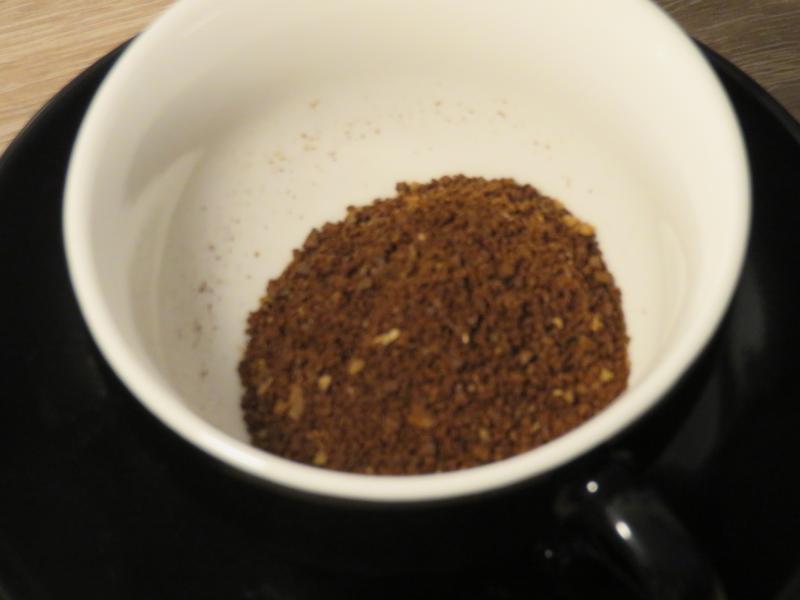 Mahlgrad für den Test