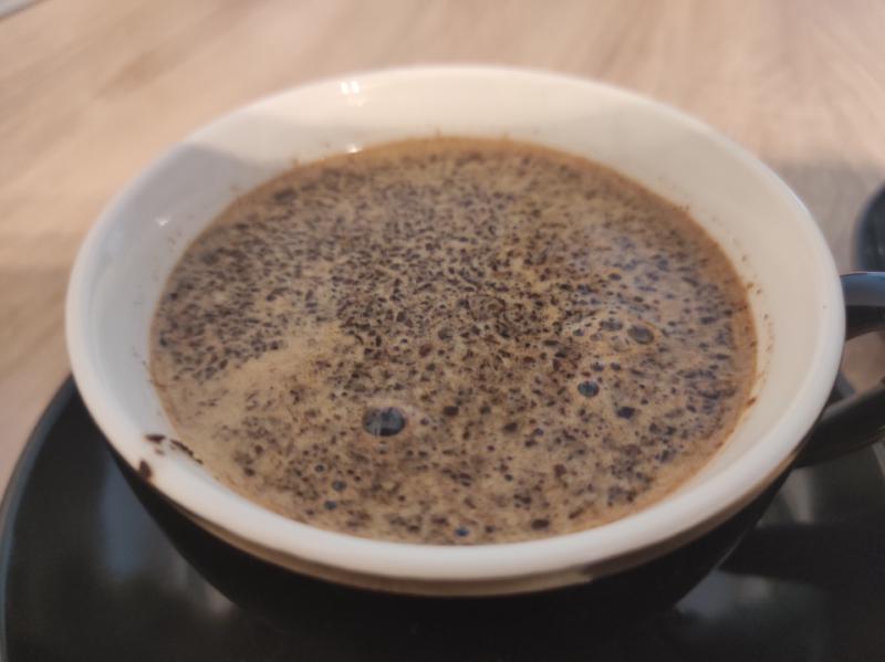 Aufgießen mit heißem Wasser