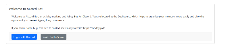 Login Fenster